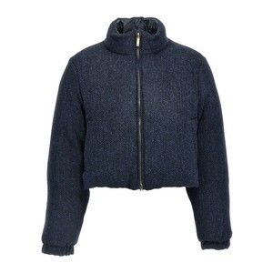 Thom Browne Herringbone Harris Tweed Reversible Down Jacket - NWT